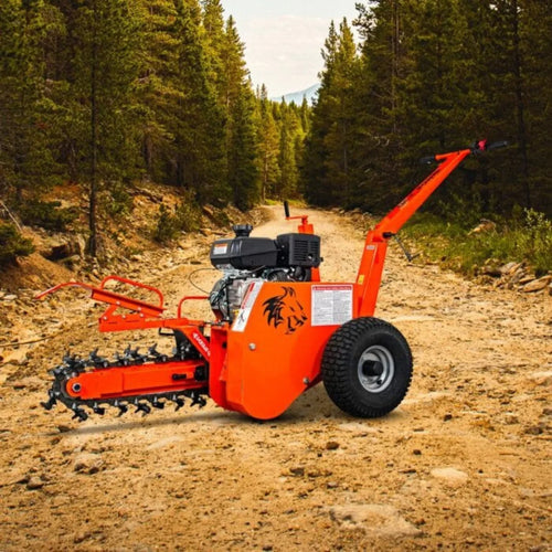 Detail K2 OPT118 18 in. 7 HP Trencher with kohler CH270 Command Pro Commercial Gas Engine